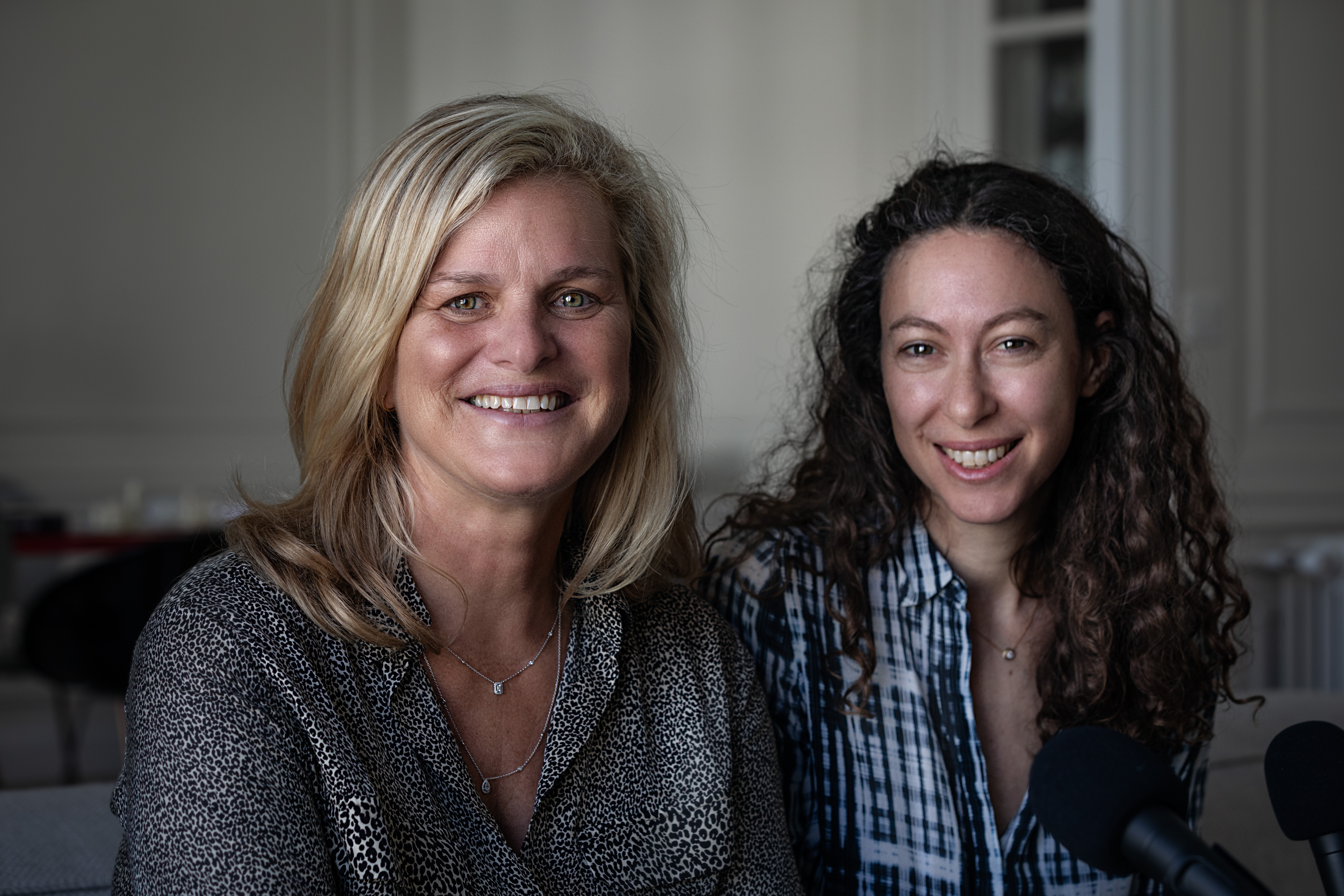 Constance Hamel et moi après l'enregistrement