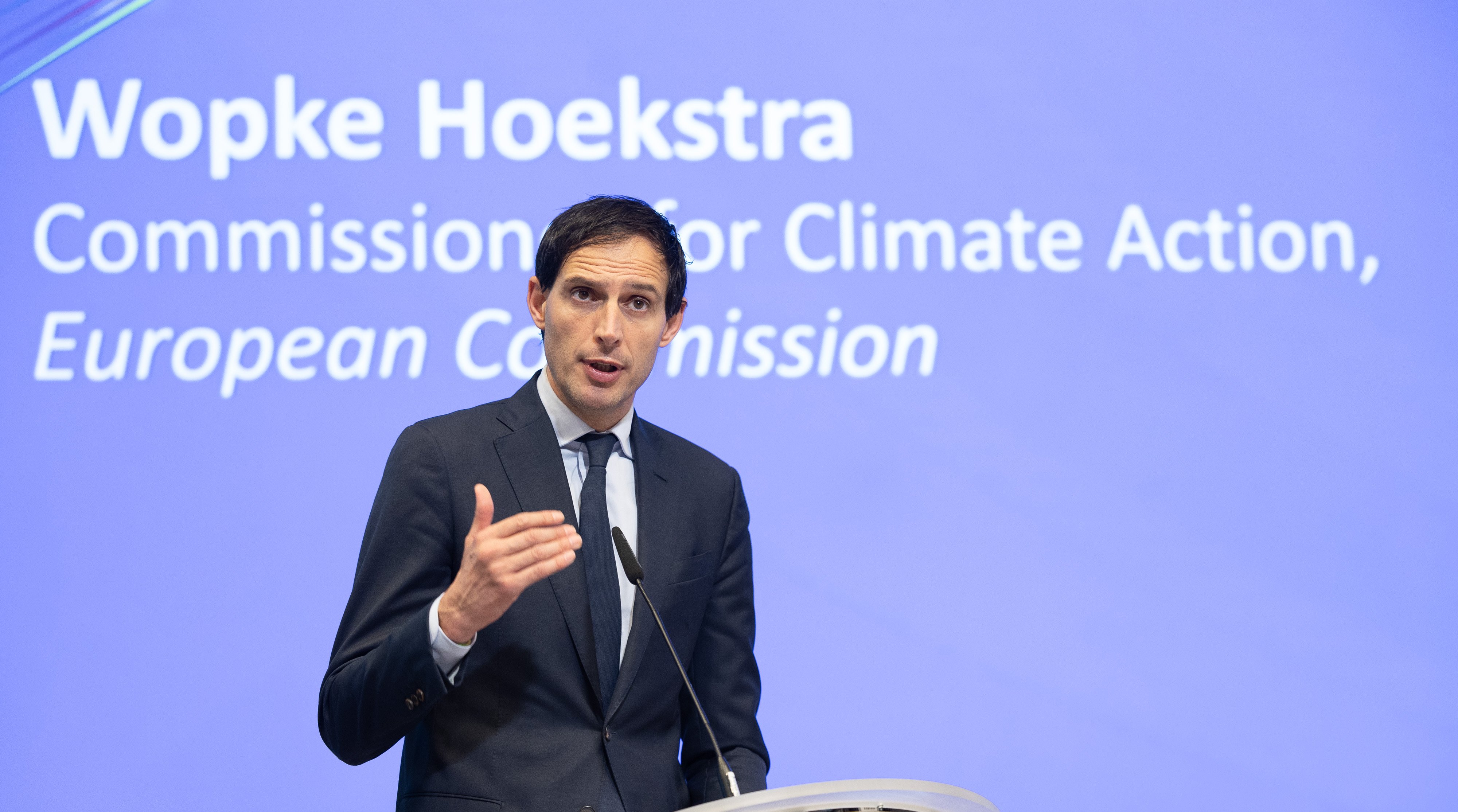 Le néerlandais Wopke Hoekstra, récemment nommé Commissaire européen pour l'action climatique, sera un négociateur clé de l'UE lors de la COP 28 © Commission européenne