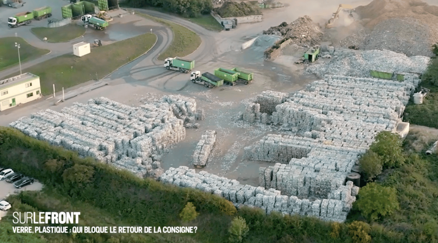 Le centre de surtri des emballages plastiques, Bourgogne Recyclage.