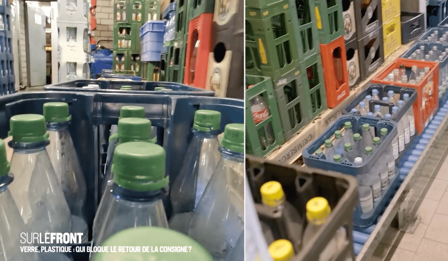 En Allemagne, certaines bouteilles en plastique sont plus solides et toutes au même format, afin d'être consignées et réutilisées.