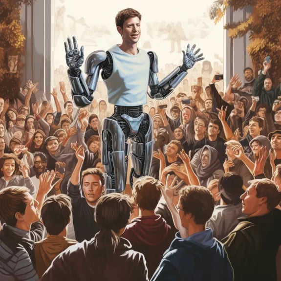 "Le retour de l'Altman prodigue" (Qant, M. de R. avec Midjourney)