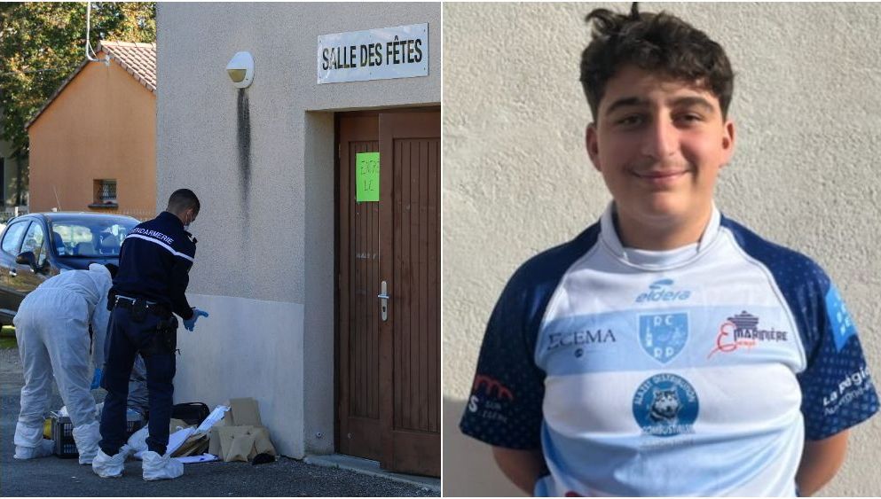 Thomas, 16 ans (à droite sur la photo) est mort après avoir été poignardé, à la fin d'un bal de village à Crépol, dans le nord de la Drôme © Maxppp - Stéphane Marc