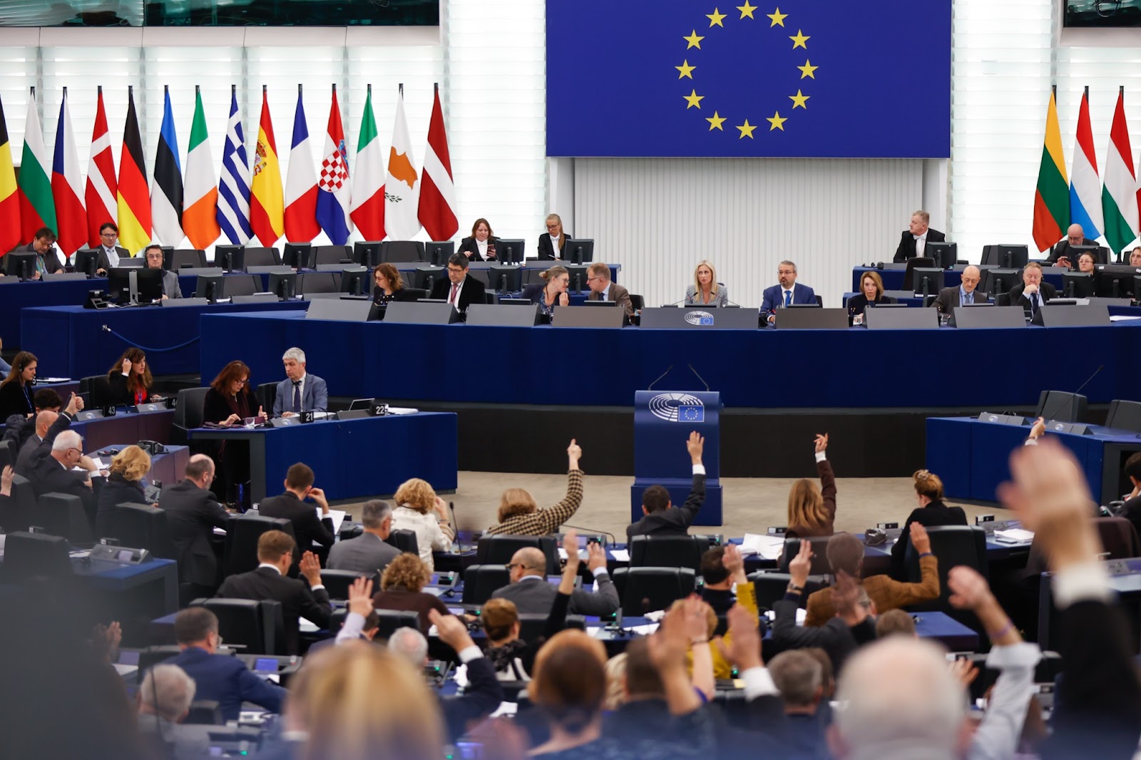 Séance plénière au Parlement européen © Parlement Européen