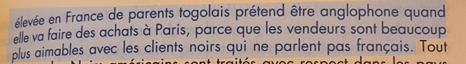 J'ai acheté une robe vintage sur eBay l'autre jour, datant de 1960, en parfait état et que je mets souvent. Quand sa propriétaire la portait, les Noirs américains n'avaient pas le droit de vote parce qu'ils étaient noirs.