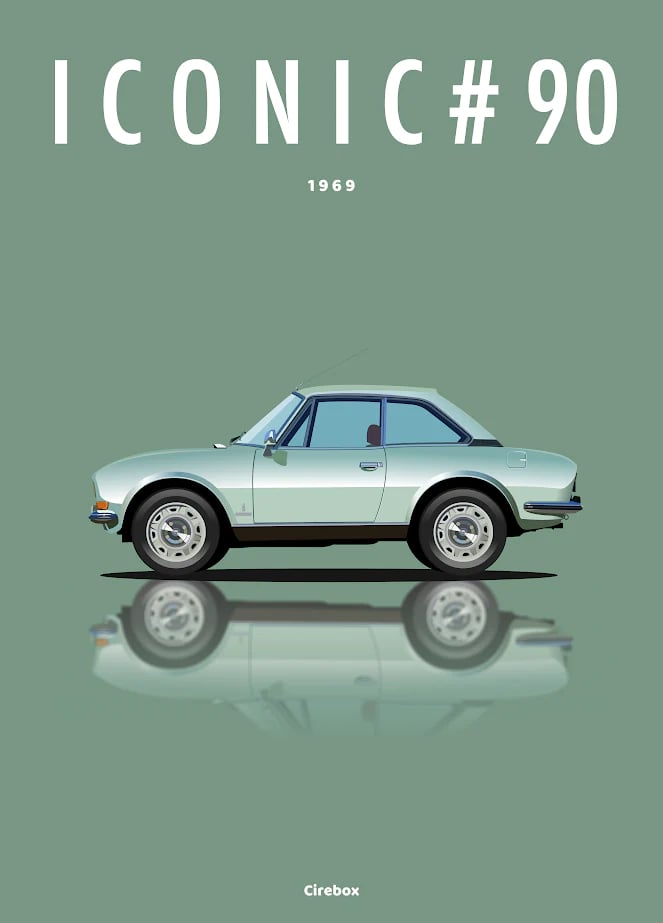 Illustration de Cirebox, La Peugeot 504 Coupé Iconic #90