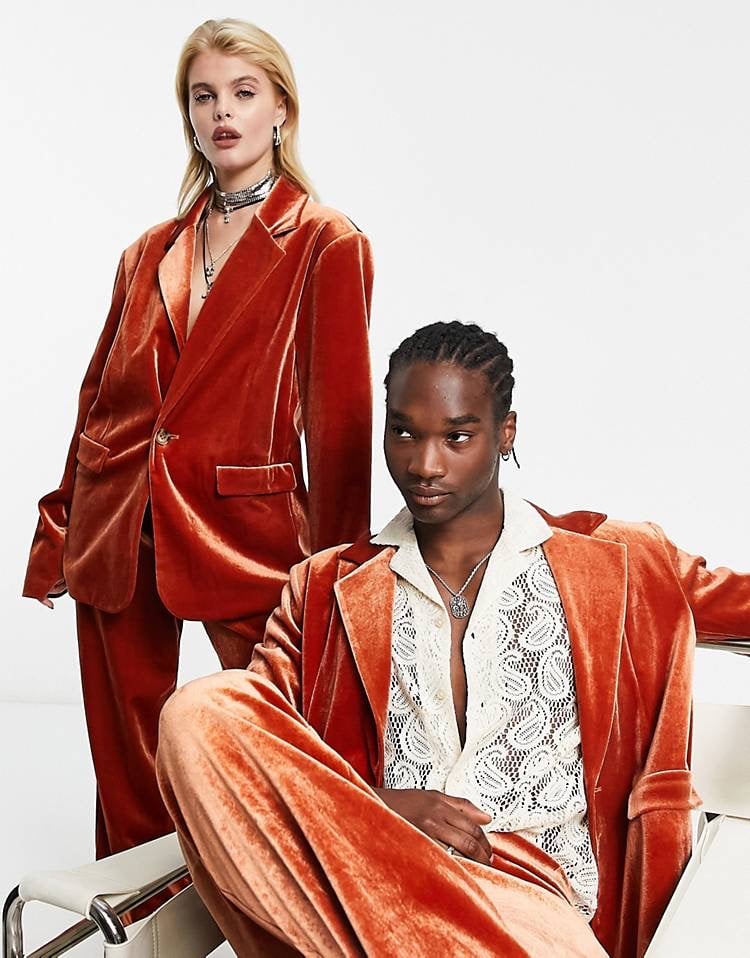 Velours et couleurs éclatantes chez Asos