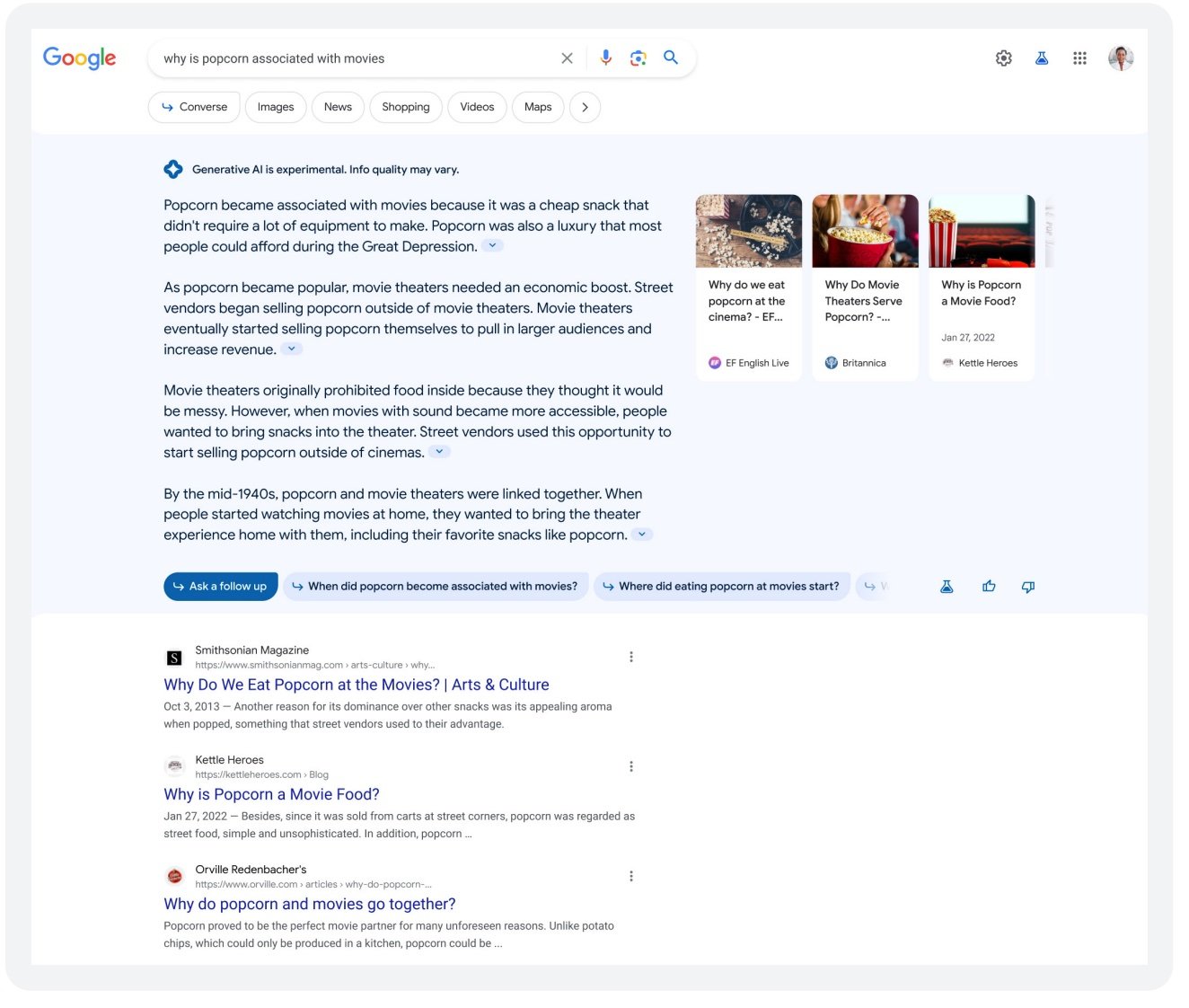 La prochaine interface de Google, à l’étude - Source : Google