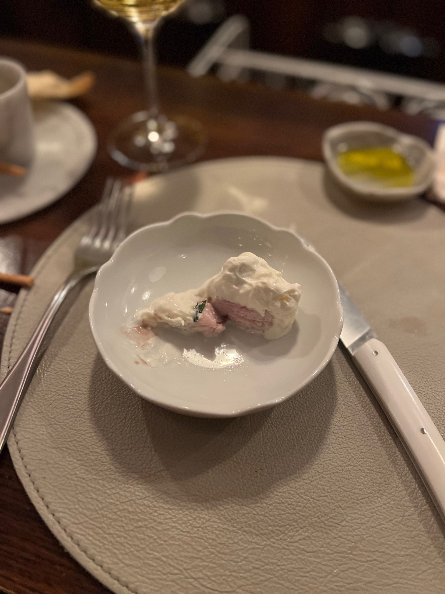 Ris de veau et stracciatella chez Piero TT