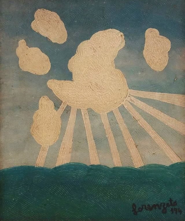 Tableau de l'artiste italo-brésilien Amadeo Luciano Lorenzato, peint en 1994.