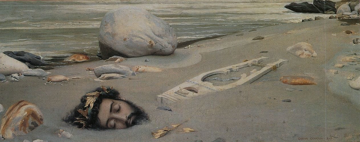 Gustave Courtois, Orphée, 1875, huile sur bois