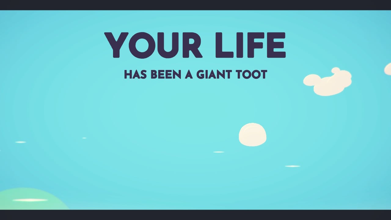 Capture d’écran de la cinématique de début d’Ooblets