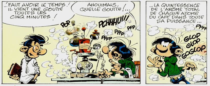 C'est ce que nous autres on appelle prendre un café, mais dans la gueule.