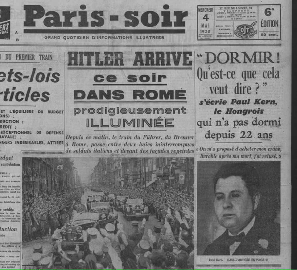 Beaucoup d'amour pour l'idée de faire livrer son crâne post mortem. 