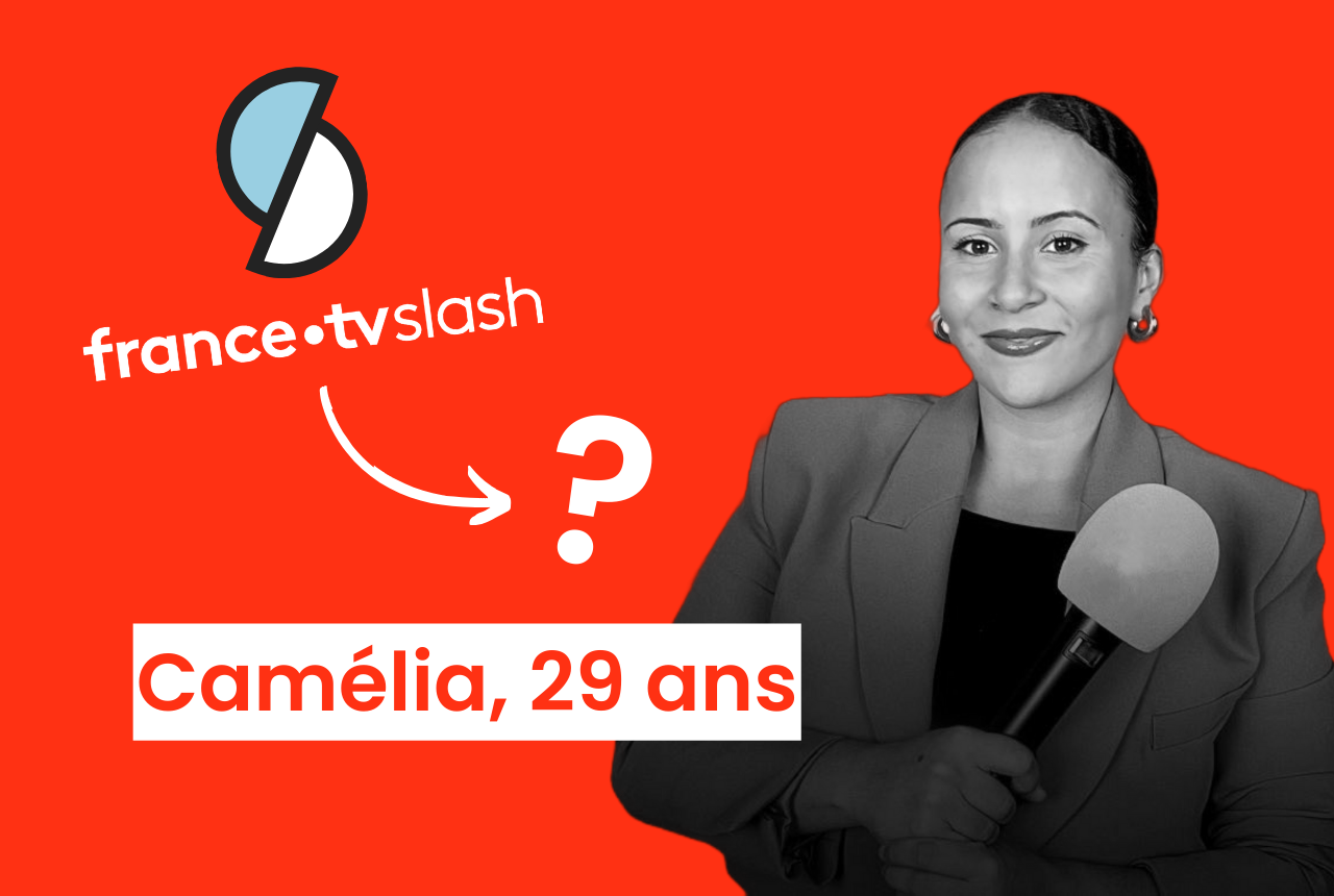 [Camélia Kheiredine, ex-journaliste et incarnation de la plateforme France TV Slash.]