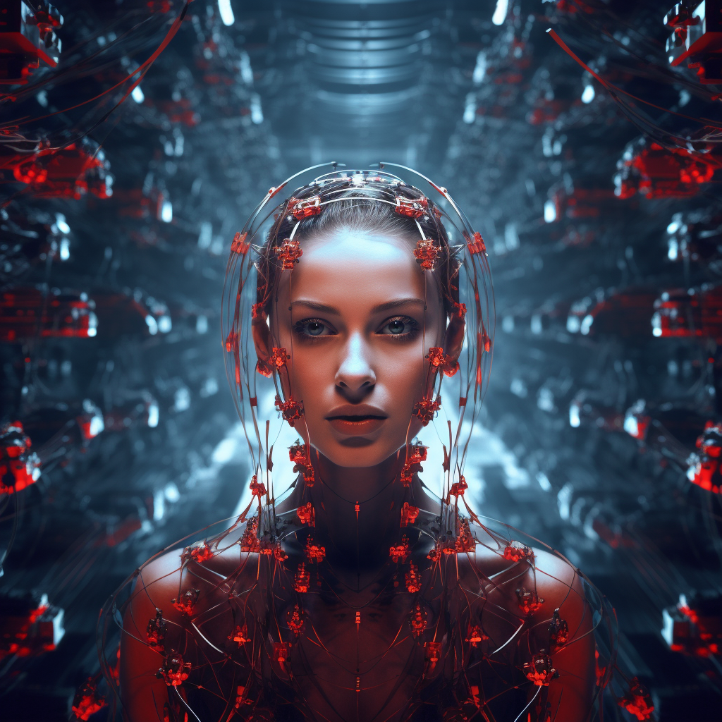 “Quand le robot manipule l’homme” (Qant, M. de R. avec Midjourney)