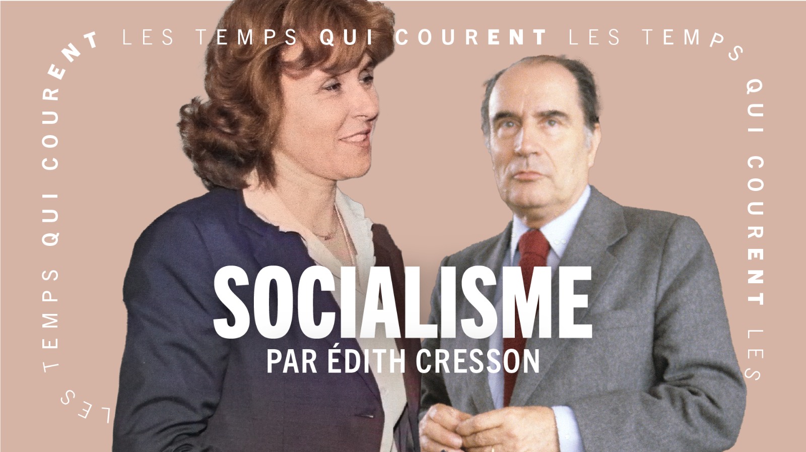 Mitterrand et Edith Cresson en 1991 © Institut François Mitterrand 
