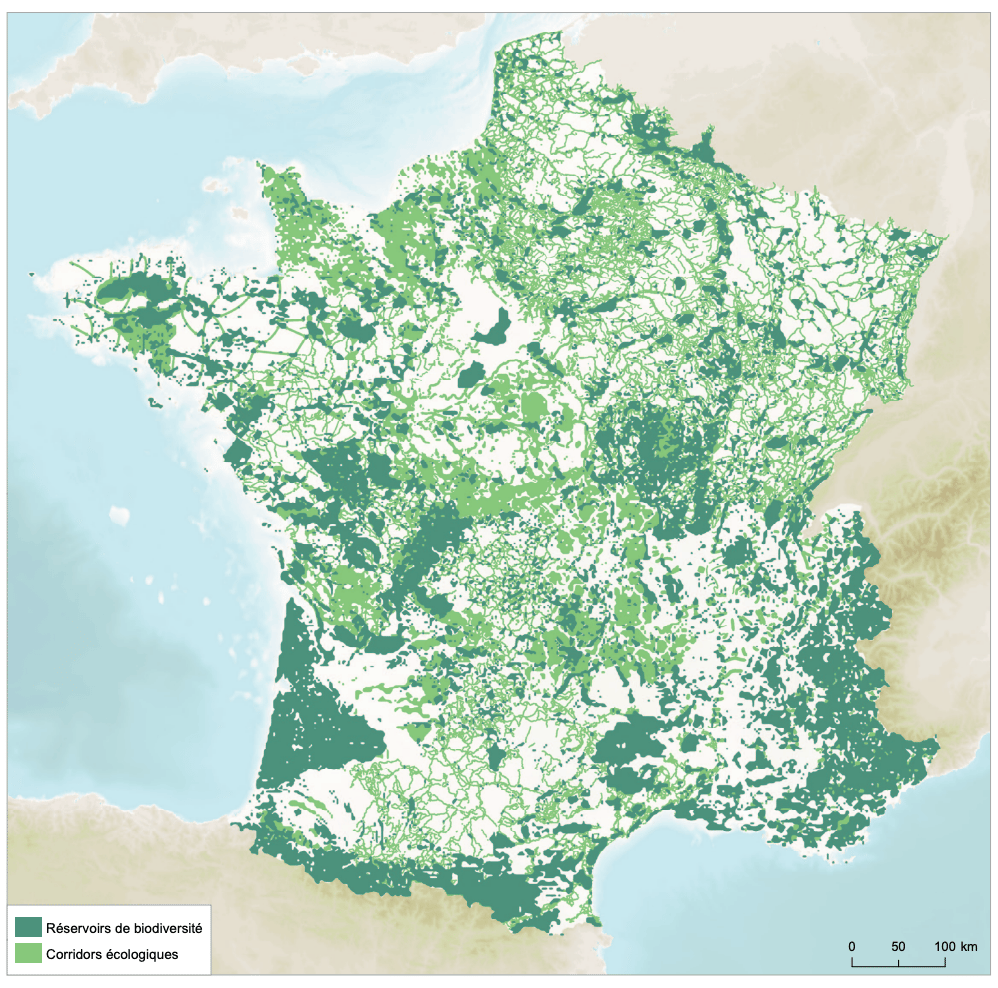 SYNTHÈSE NATIONALE DES ENJEUX DE CONTINUITÉS ÉCOLOGIQUES RÉGIONALES (INPN)