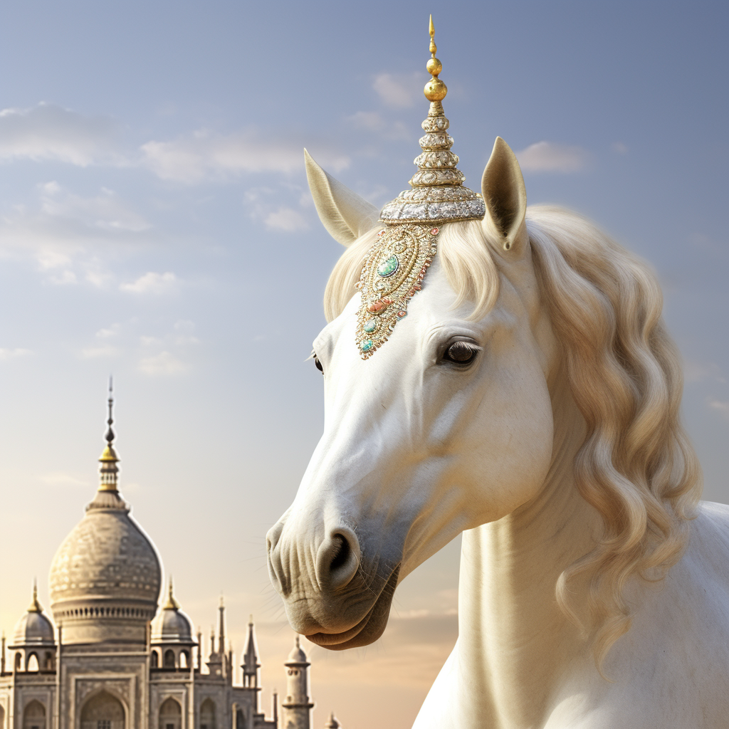 “Une nouvelle licorne en Inde” (Qant, M. de R. avec Midjourney)