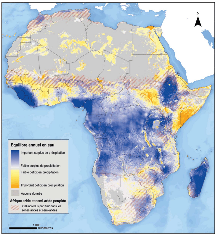 Afrique - Atlas de l'eau - UNEP/ USGS
