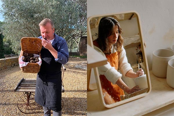 Benoît Witz et la truffe d'Aups © Lou Calen - Inès Ciccone et son atelier de céramique © DR