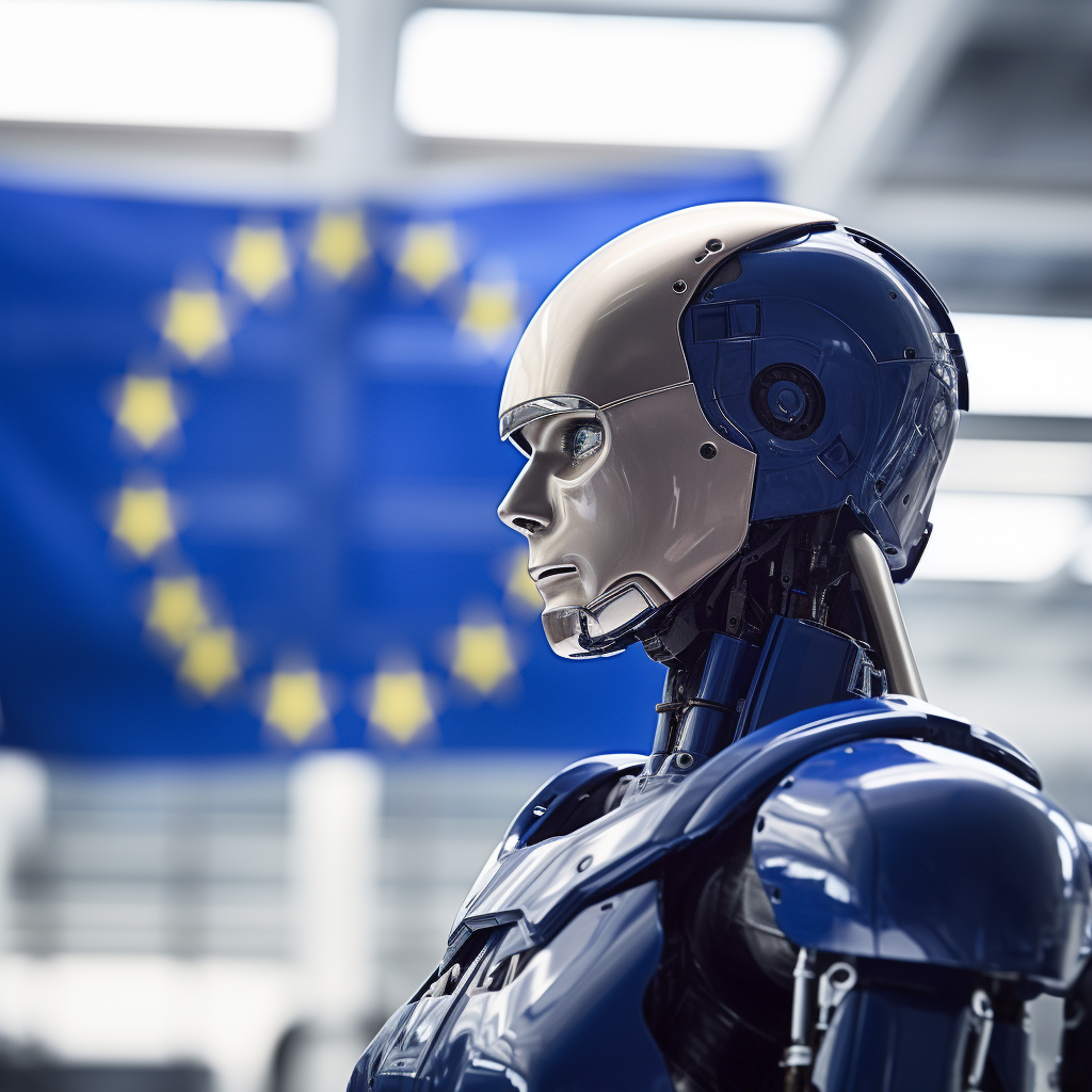 “Une nouvelle vision de l’IA pour l’Europe” (Qant, M. de R. avec Midjourney)