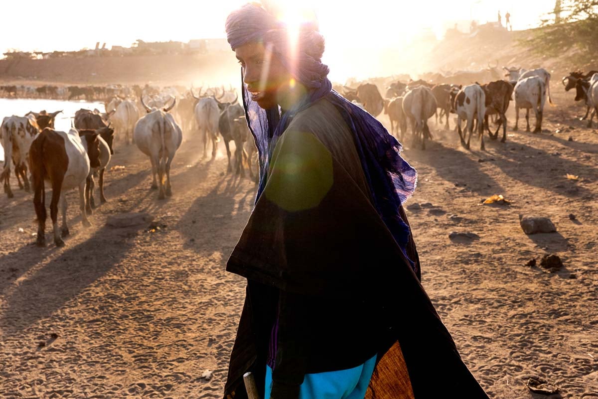 Mali, 2022, Mopti, aux abords du fleuve Niger © Pascal Maître