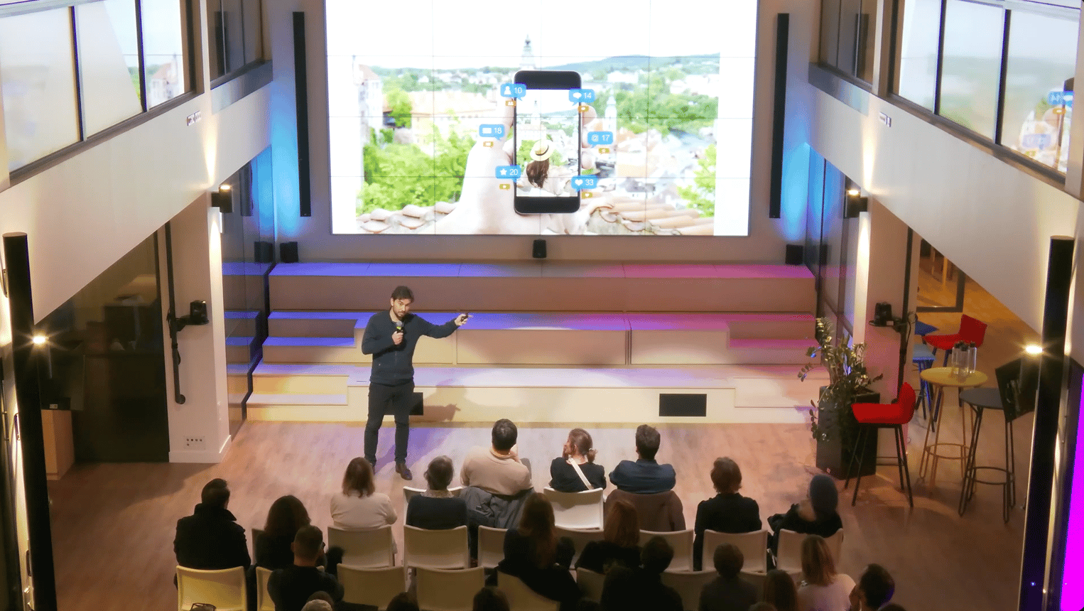 Maxime Blondeau - Inauguration de Géoscience / Léonard Paris