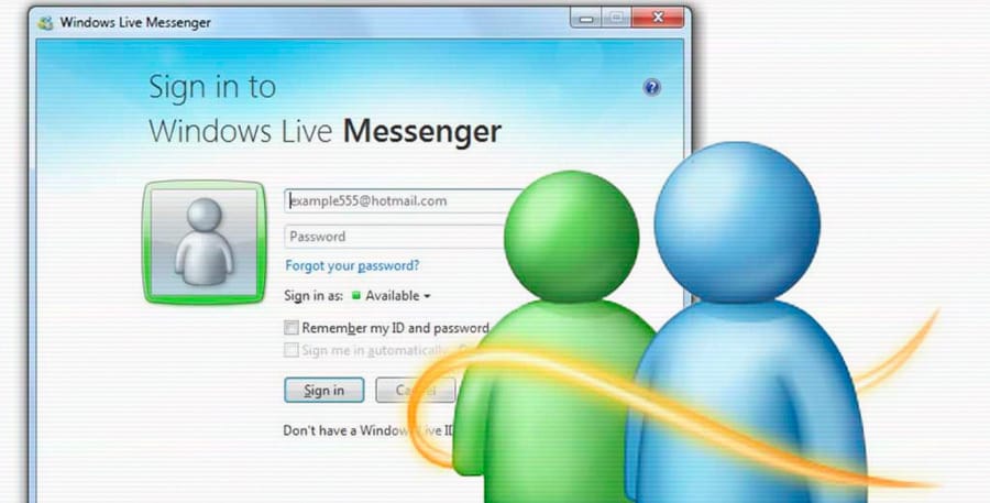 Avouez que ça vous rappelle de beaux souvenirs non ? // © MSN Messenger 