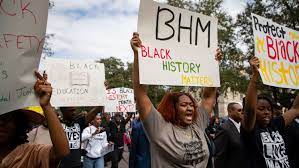 Manifestation à l'occasion du Black History Month