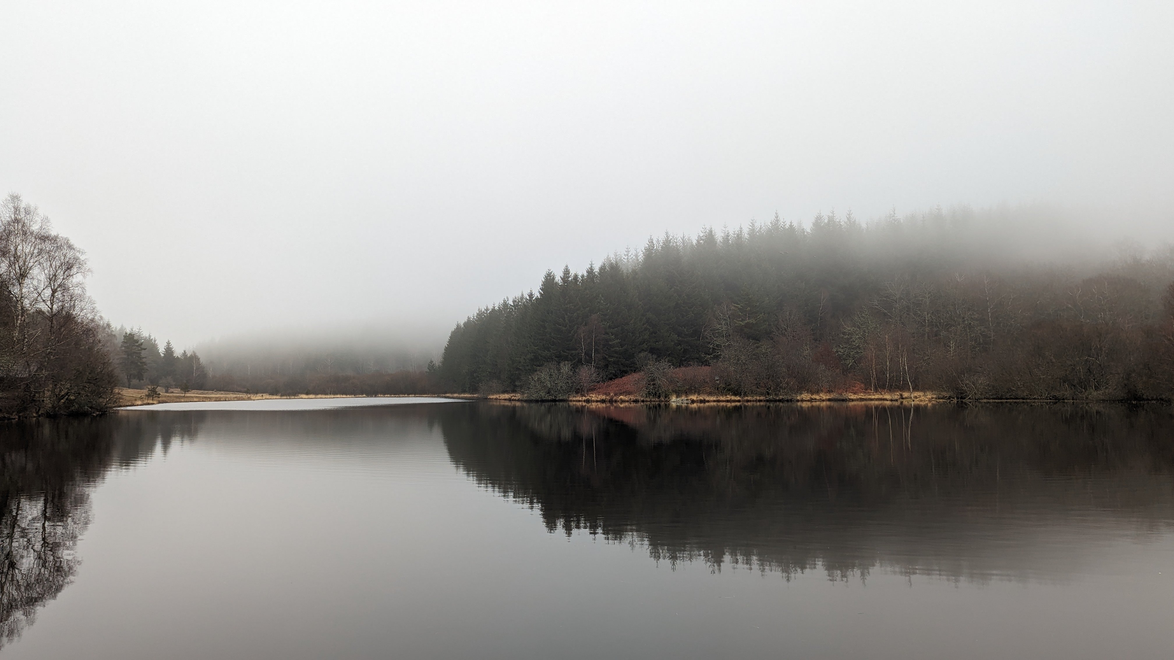 Je suis tombé en amour pour cette photo. C'était dans un virage sur une route paumée de Corrèze, entre les arbres je vois ce petit étang. Je ne pouvais pas ne pas aller saisir ça.