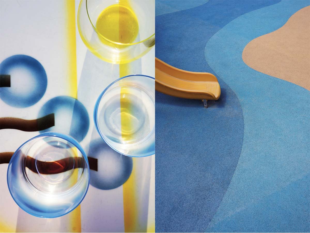 À gauche, Curves, à droite, Constellation, Série The Nature of Things, 2022 © Jessica Backhaus