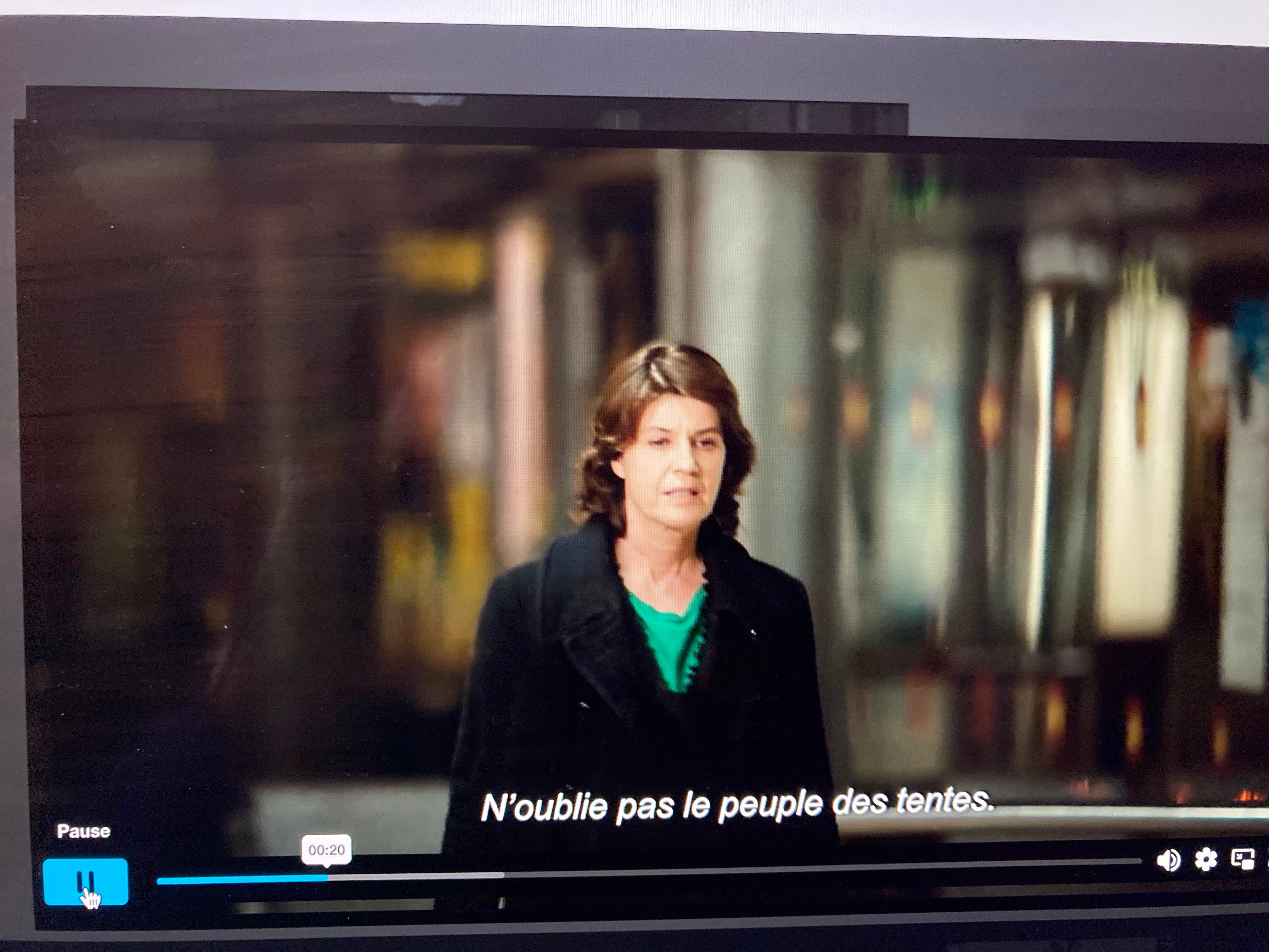 Irène Jacob, telle qu'en elle-même, apporte son intelligence et son engagement (capture d'écran)