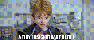 « Vous allez rire, j’ai oublié de mentionner un truc. »