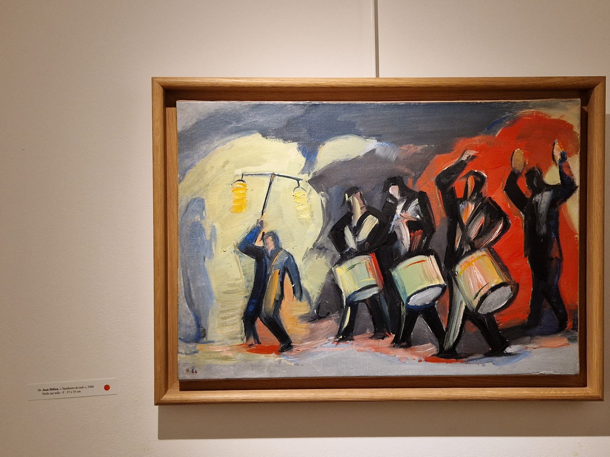Un tableau de Jean Helion chez Margaron, acheté le soir du vernissage 