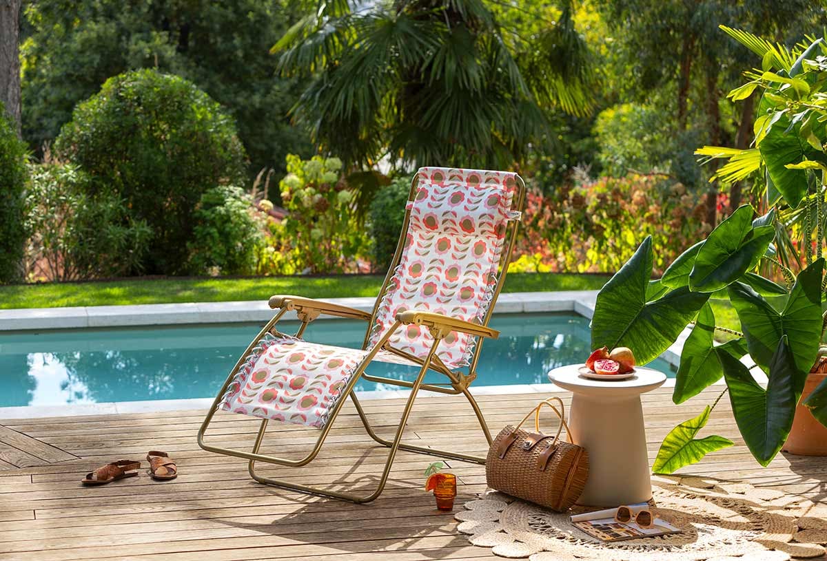 Fauteuil Relax Zéro Gravité RSXA Airlon Orange Rétro Bronz’or de Lafuma © DR