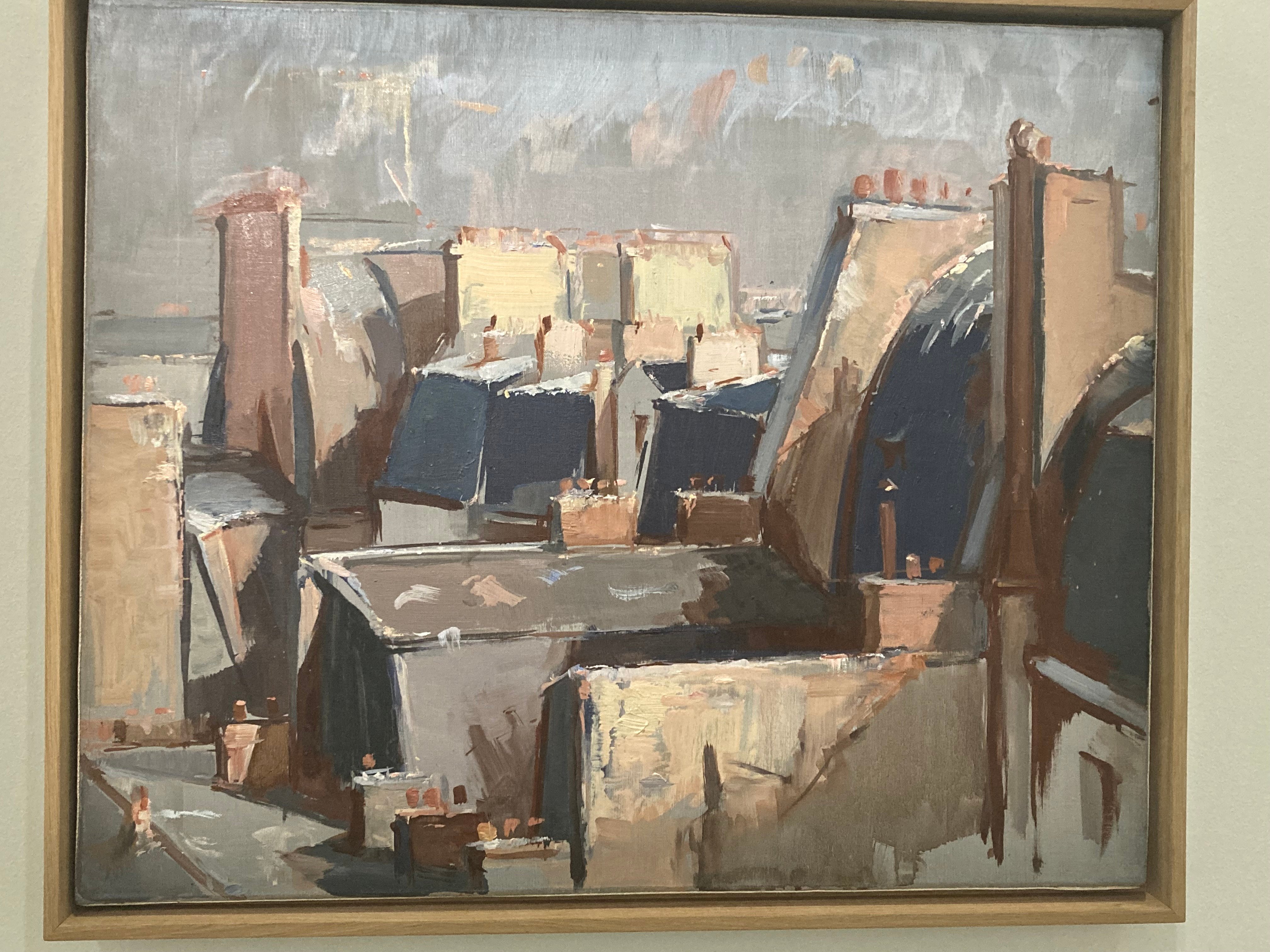 Hélion : des toits, entre figuration et abstraction