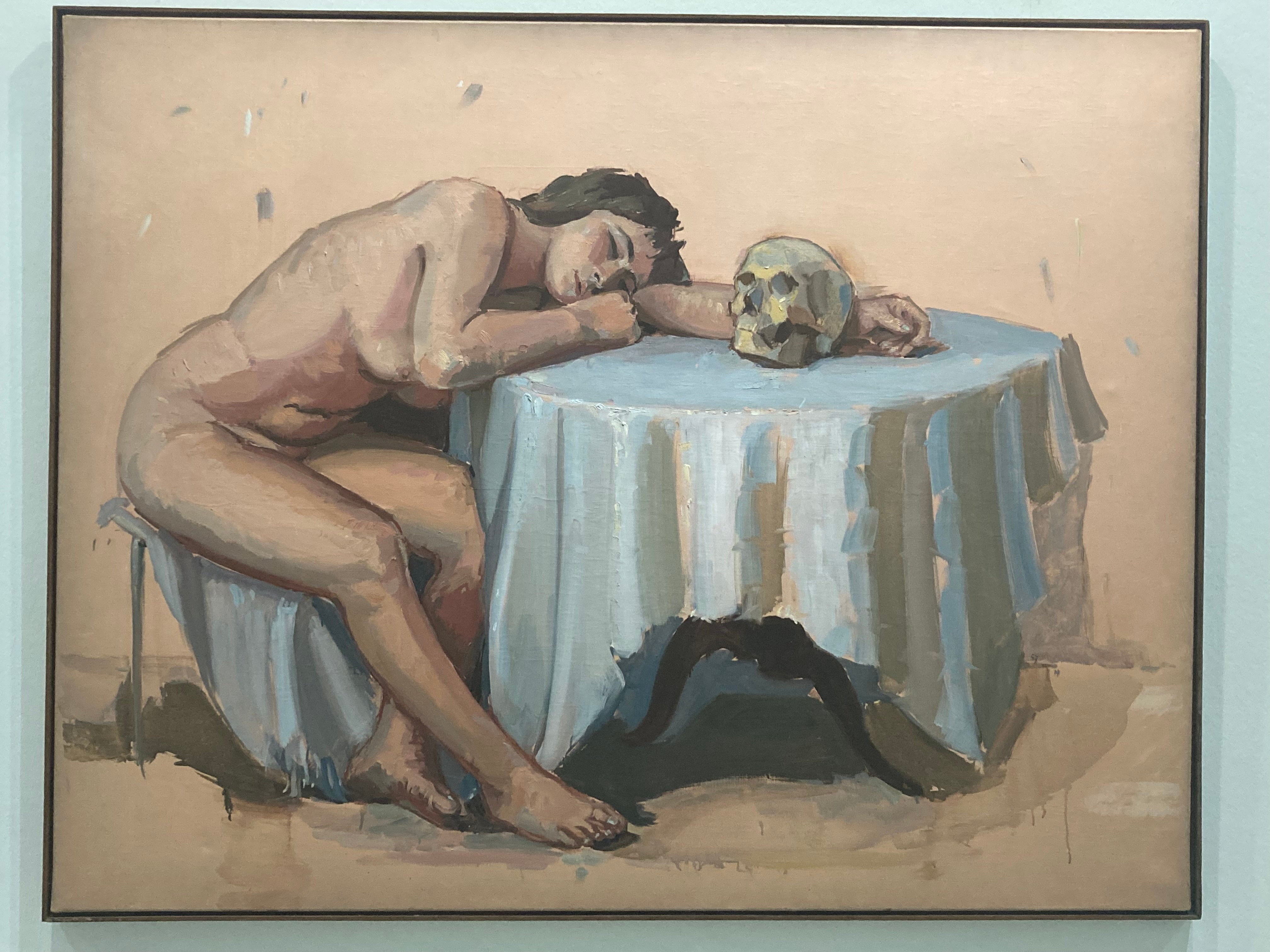 Par la peinture, l'écriture, les interviews, Jean Hélion sait tout exprimer. Ici, l'abandon sensuel...