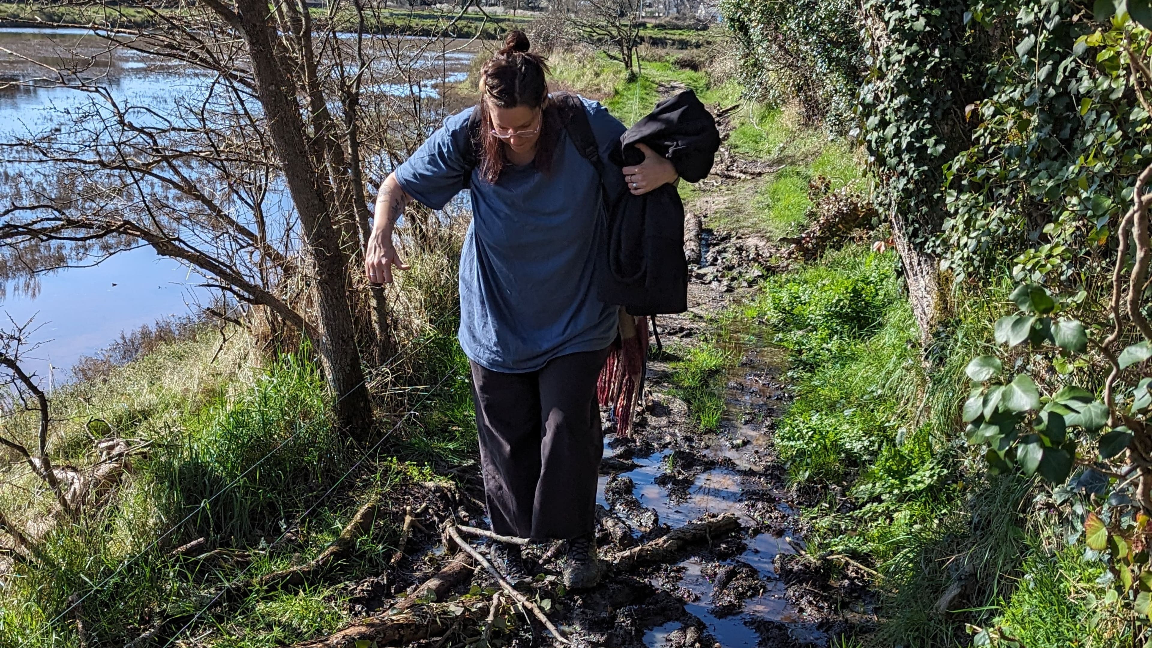 Après un bon repos à Piriac-sur-Mer, c'est parti pour une rando entre marais, bourbiers et océan.