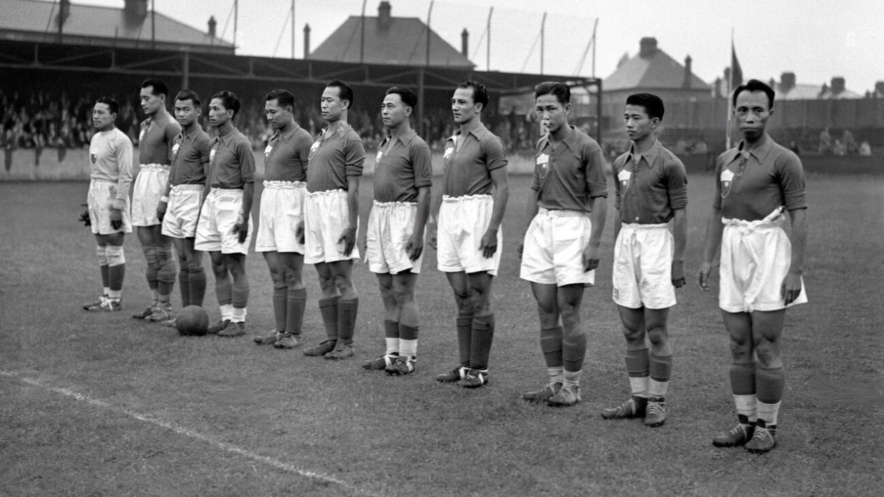 En 1948 s'est joué le dernier match d'une Chine "unifié", une défaite 4-0 face à la Turquie. Source image : Alamy