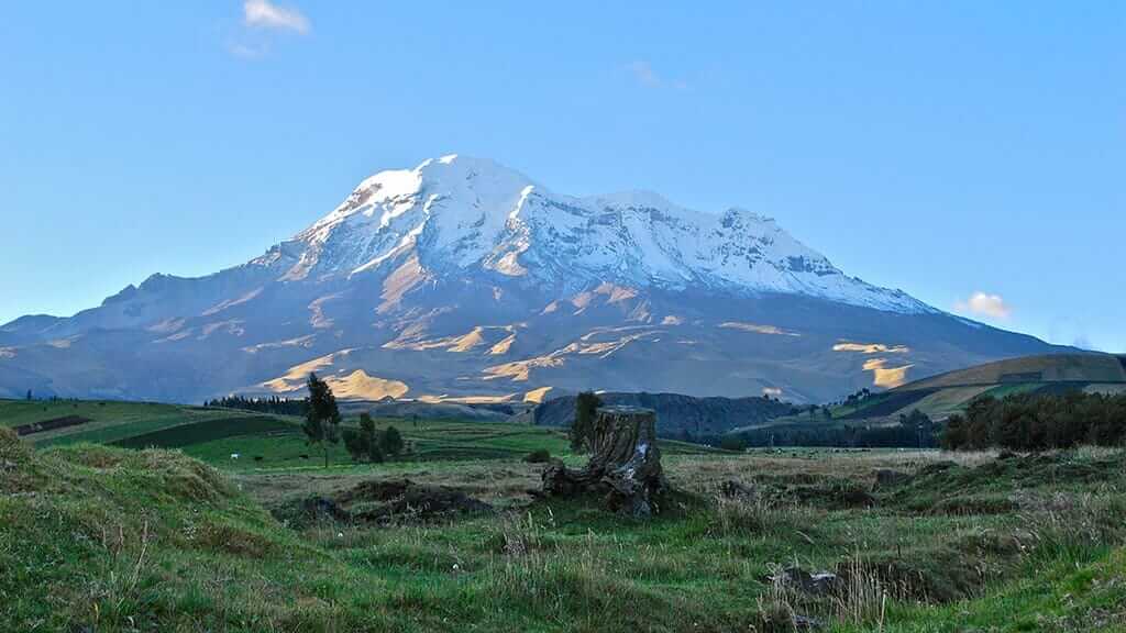 Le Chimborazo, en Equateur. Source Wikicommons