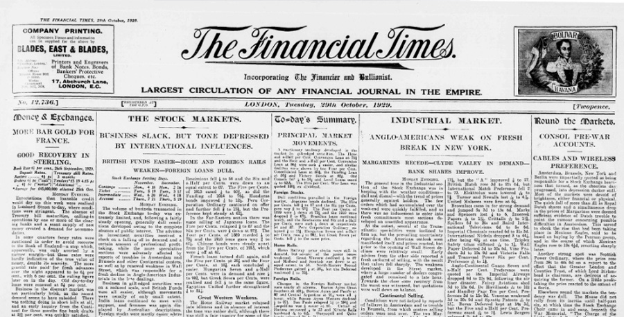 Old School FT //  © Financial Times