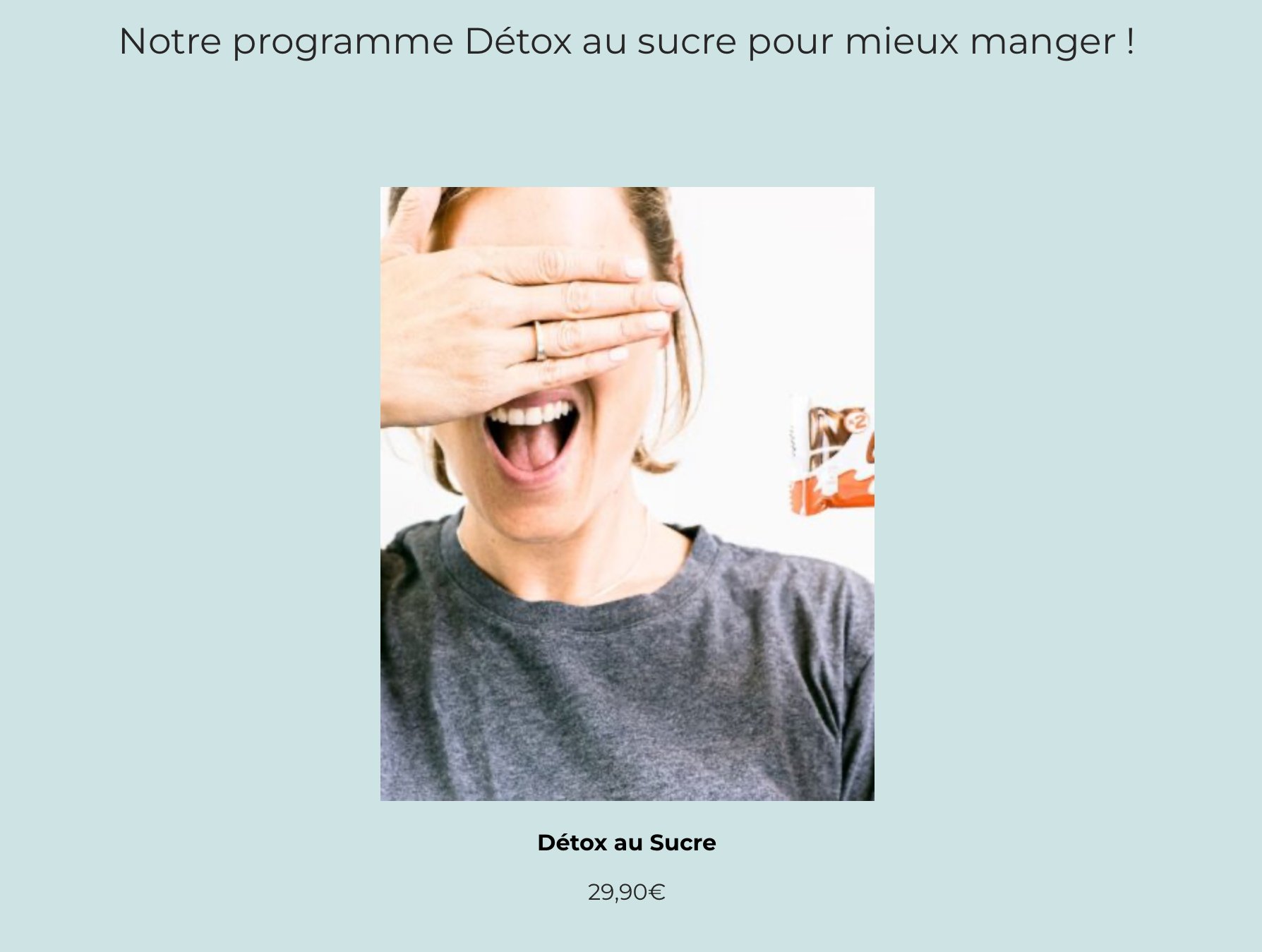 Détox au sucre, l’un de mes best sellers