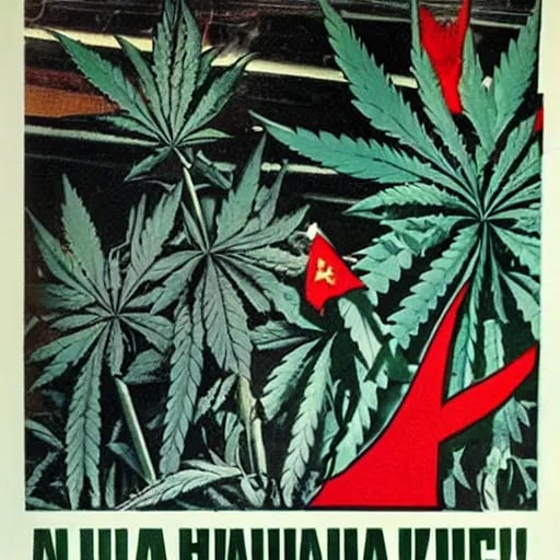 "Tout le pouvoir aux soviets et toute la beuh aussi !"