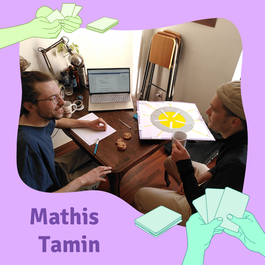 Avec Mathis, on bosse ensemble sur le contenu du jeu.
