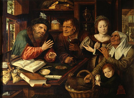 Jan Matsys - Le collecteur d'impôts (1539, Dresden)