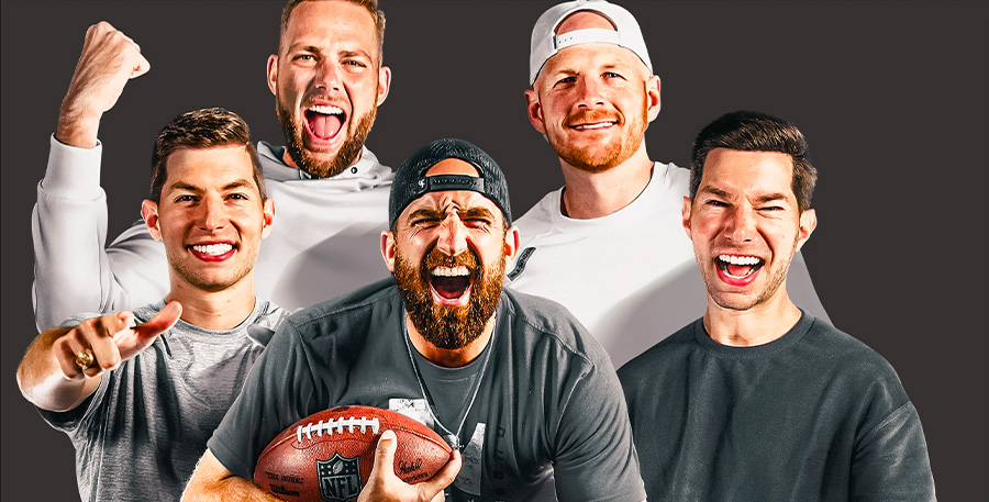 Non, ce n'est pas une pub pour un dentifrice ultra-bright //  © Dude Perfect