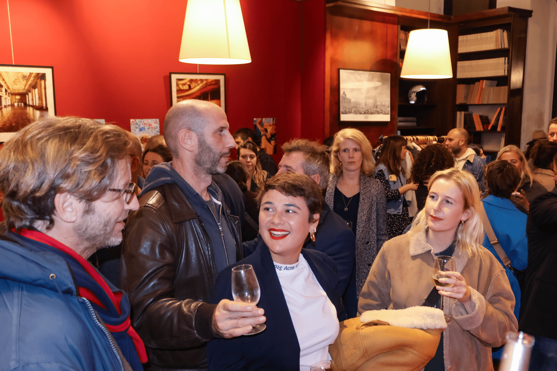 Un des salons du restaurant Les Arcenaulx