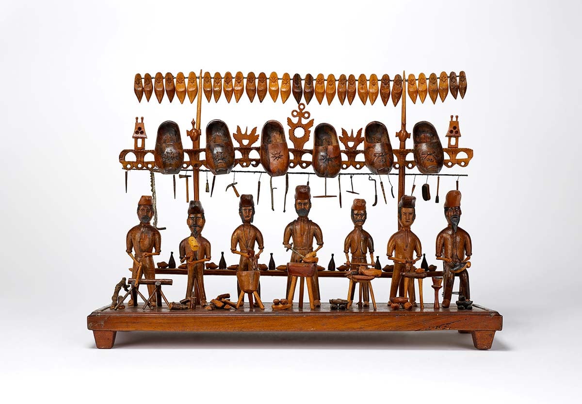 Urbain Olie, Chef-d’œuvre sabotier, 1875/1900, Mucem © Marianne Kuhn