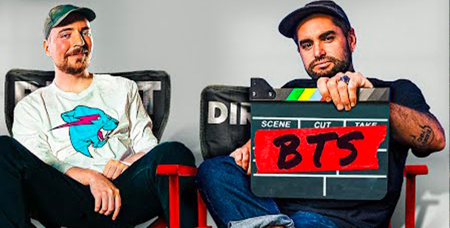 MrBeast et Dan, les deux faces d'une même pièce : celle de l'excellence youtubesque  //  © Dan Mace