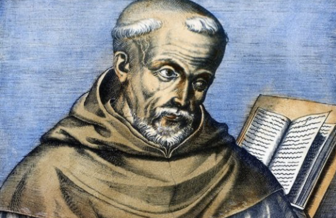 une des nombreuses représentations de Bernard de Clairvaux. Postérieure à son siècle.